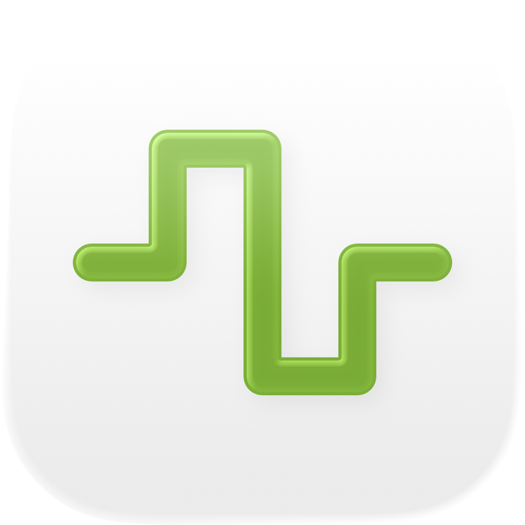 Metric macOS app icon